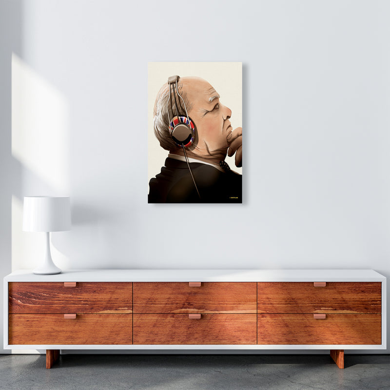 Churchill Headphones by Wyatt9 A2 Canvas
