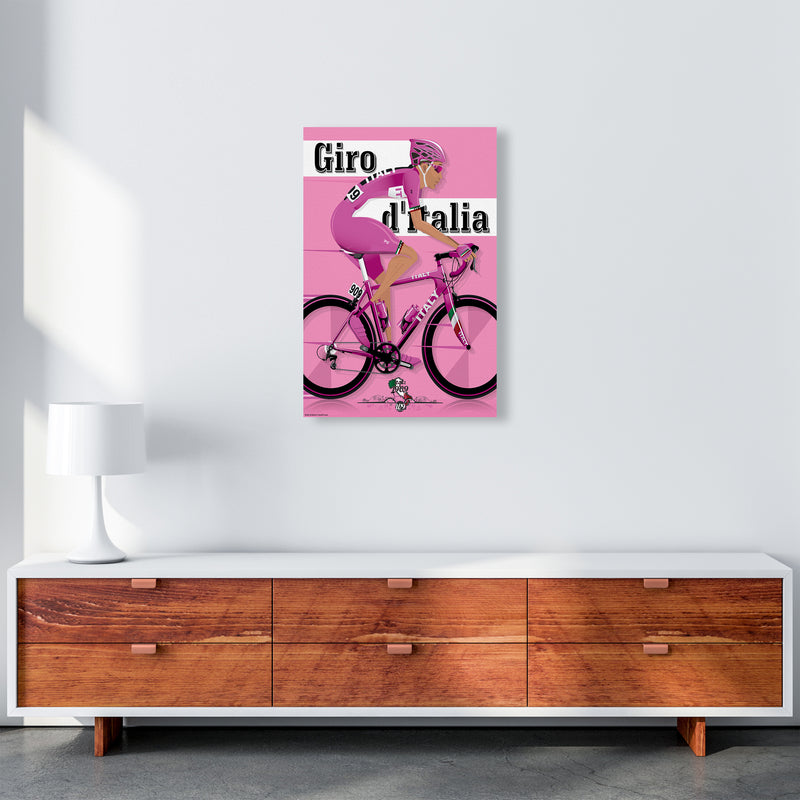 Modern Giro Cycling Print by Wyatt9 A2 Canvas