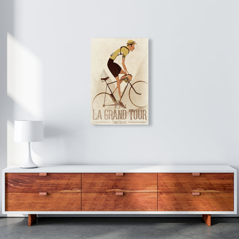 Vintage Cyclist by Wyatt9 A2 Canvas