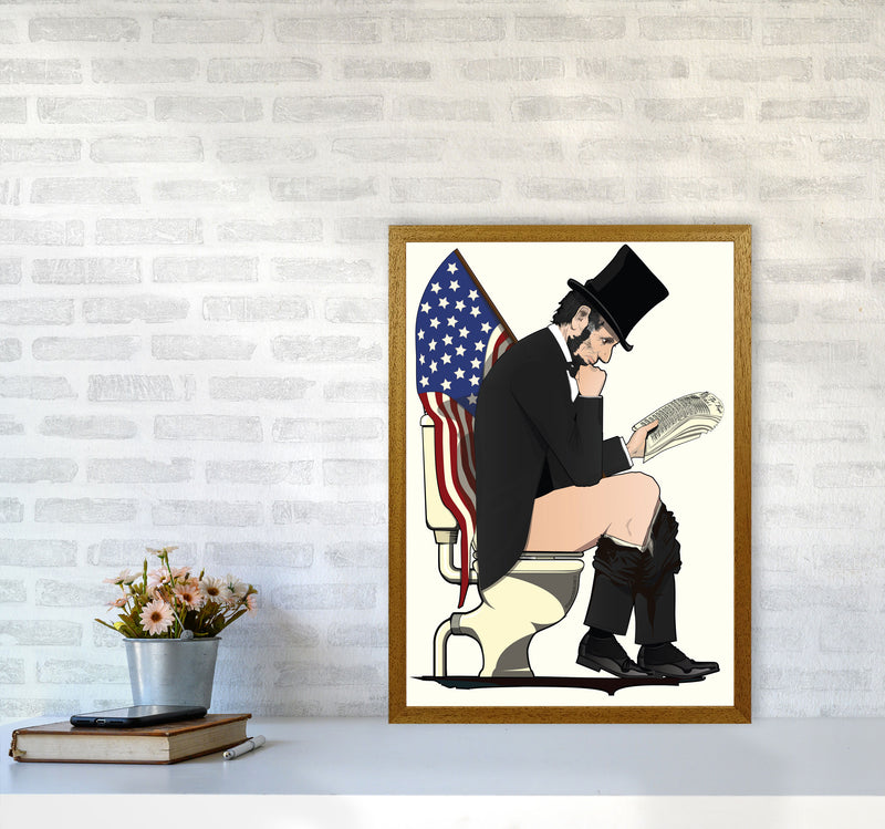 Abraham Lincoln Loo Art Print by Wyatt9 A2 Print Only