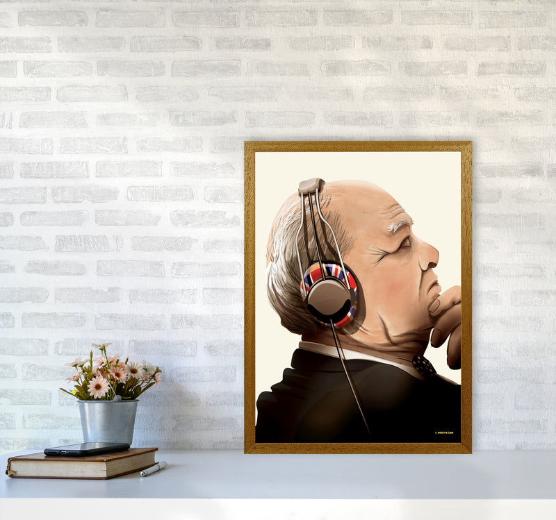 Churchill Headphones by Wyatt9 A2 Print Only