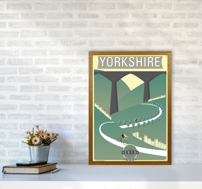 Tour De Yorkshire 2015 Hills by Wyatt9 A2 Print Only
