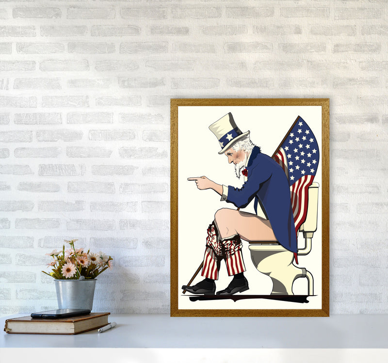Uncle Sam loo by Wyatt9 A2 Print Only