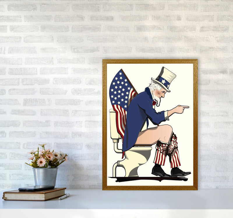 Uncle Sam loo Right by Wyatt9 A2 Print Only