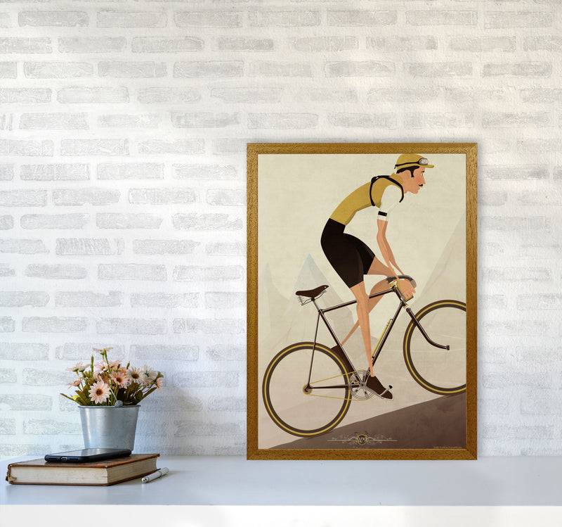 Vintage Cycling Print by Wyatt9 A2 Print Only