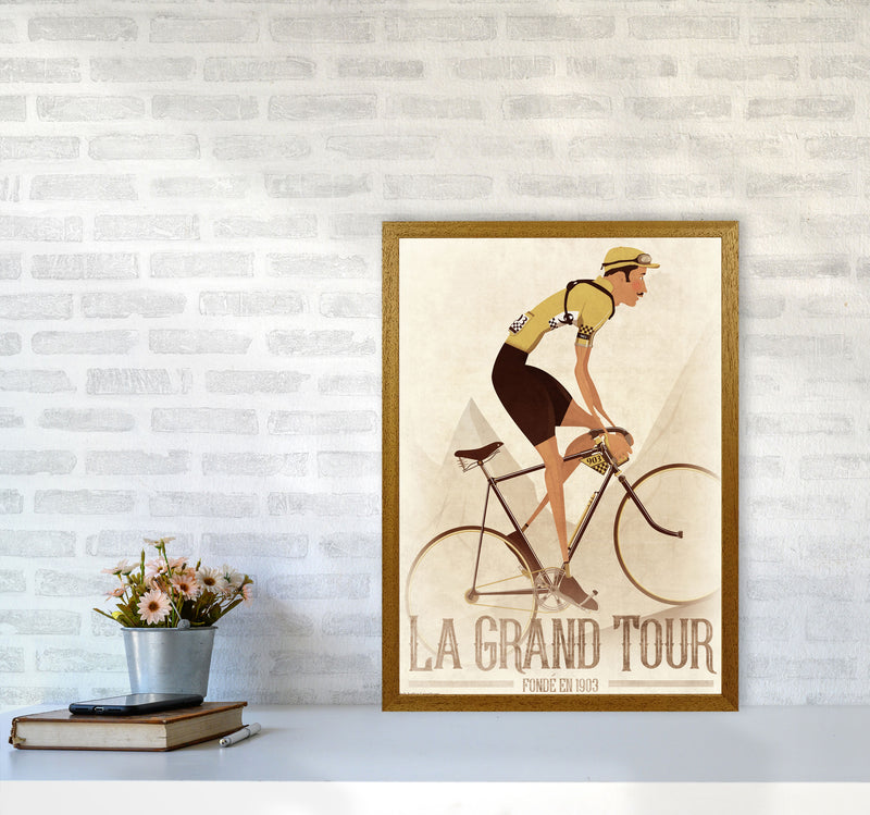 Vintage Cyclist by Wyatt9 A2 Print Only