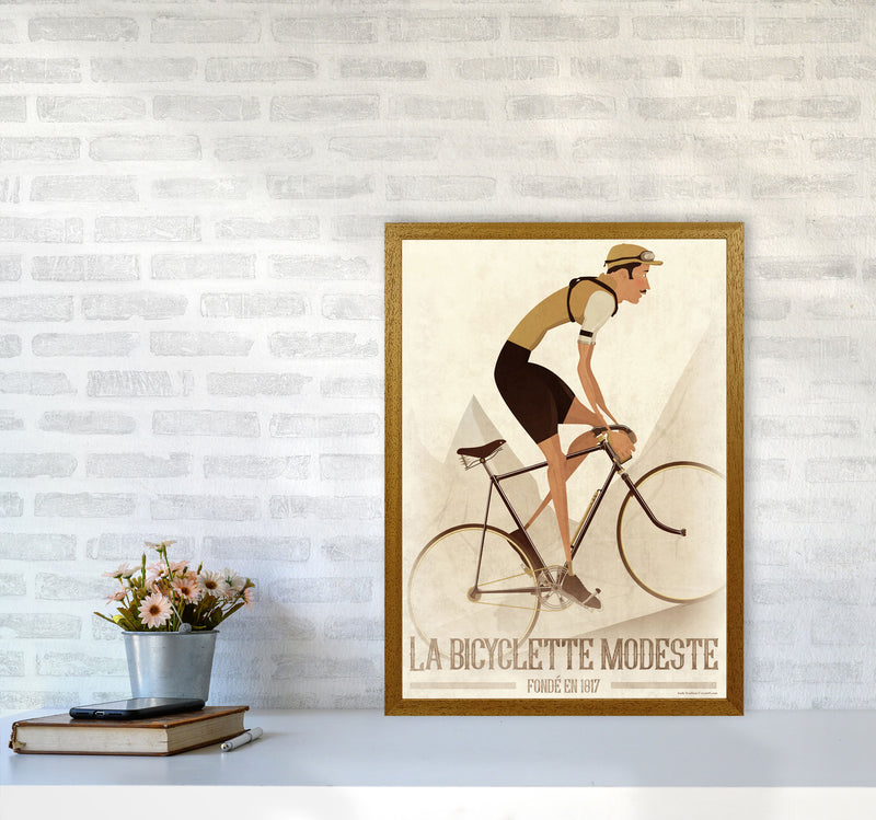 Vintage Cyclist 2016 by Wyatt9 A2 Print Only