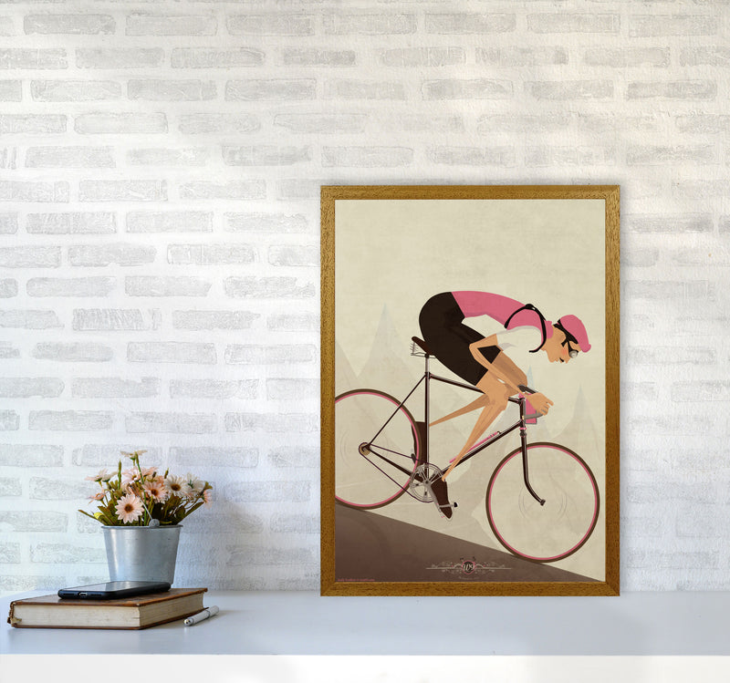 Vintage Downhill by Wyatt9 A2 Print Only