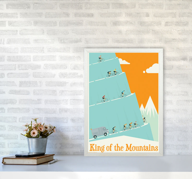 King of the Mountains by Wyatt9 A2 Oak Frame
