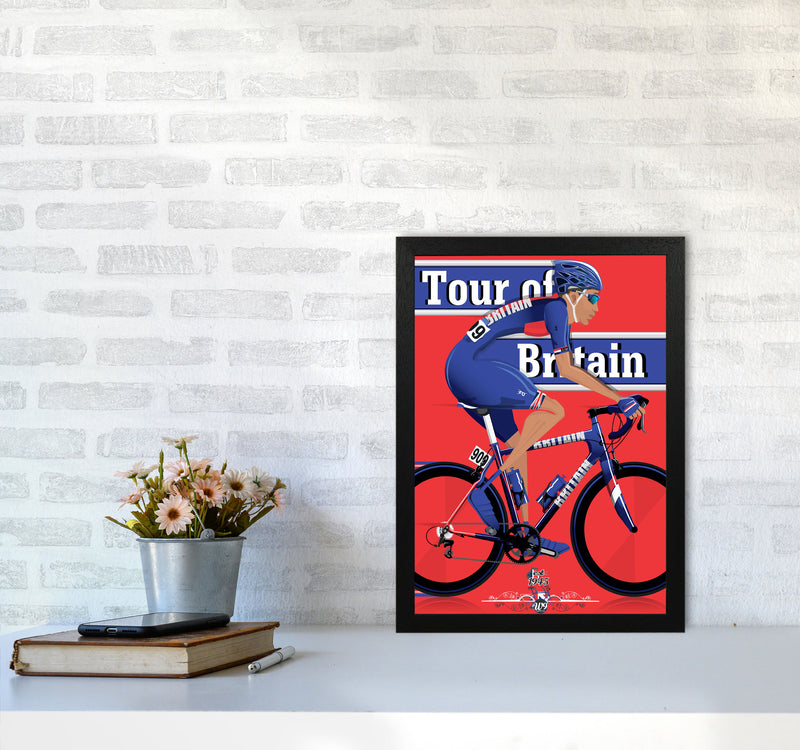 Tour De Britain by Wyatt9 A3 White Frame
