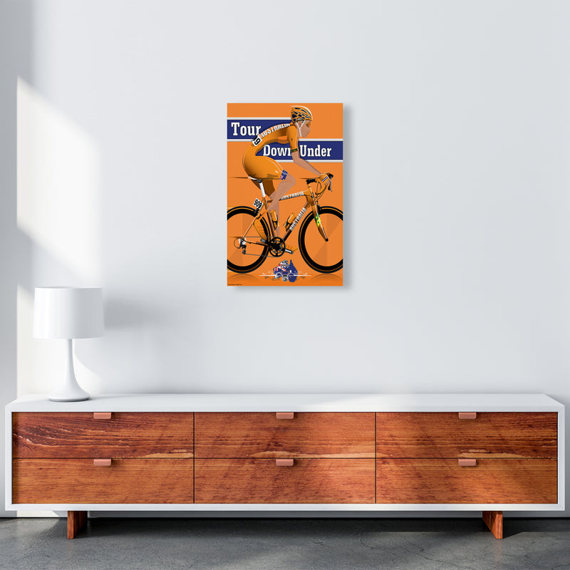Australia Cyclist by Wyatt9 A3 Canvas