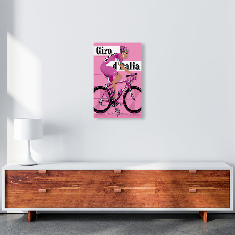 Modern Giro Cycling Print by Wyatt9 A3 Canvas