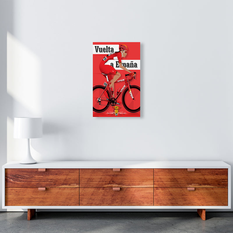Modern Spanish Cycling Print by Wyatt9 A3 Canvas