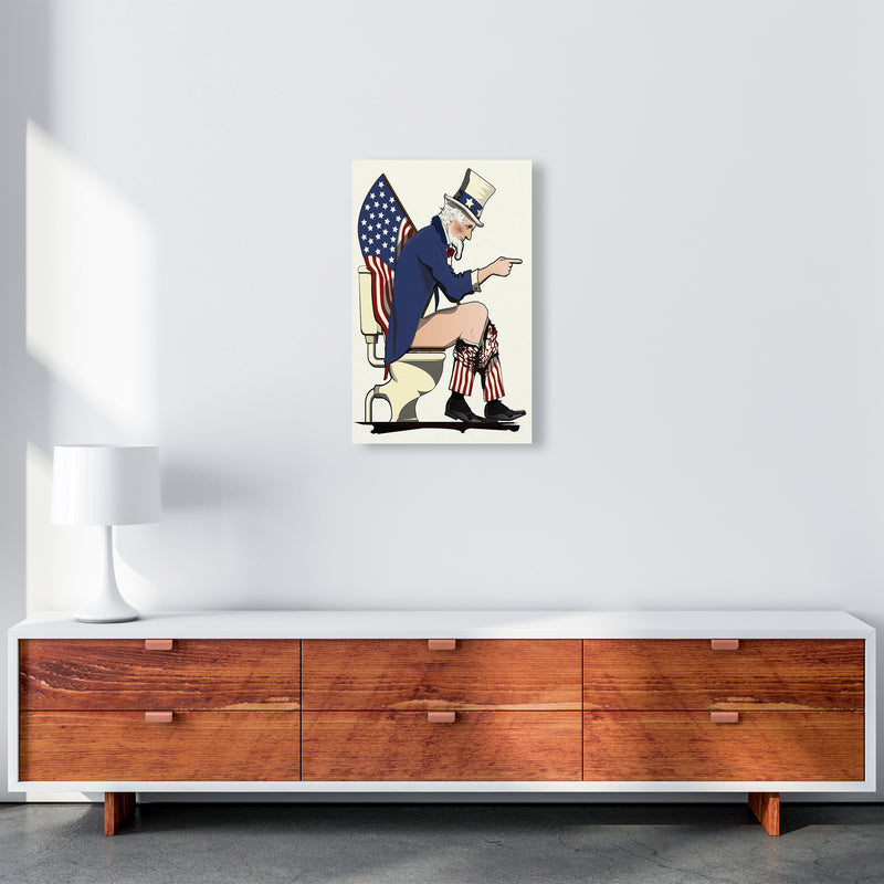 Uncle Sam loo Right by Wyatt9 A3 Canvas