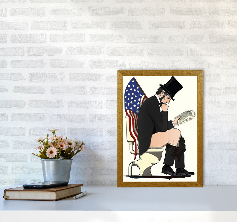 Abraham Lincoln Loo Art Print by Wyatt9 A3 Print Only