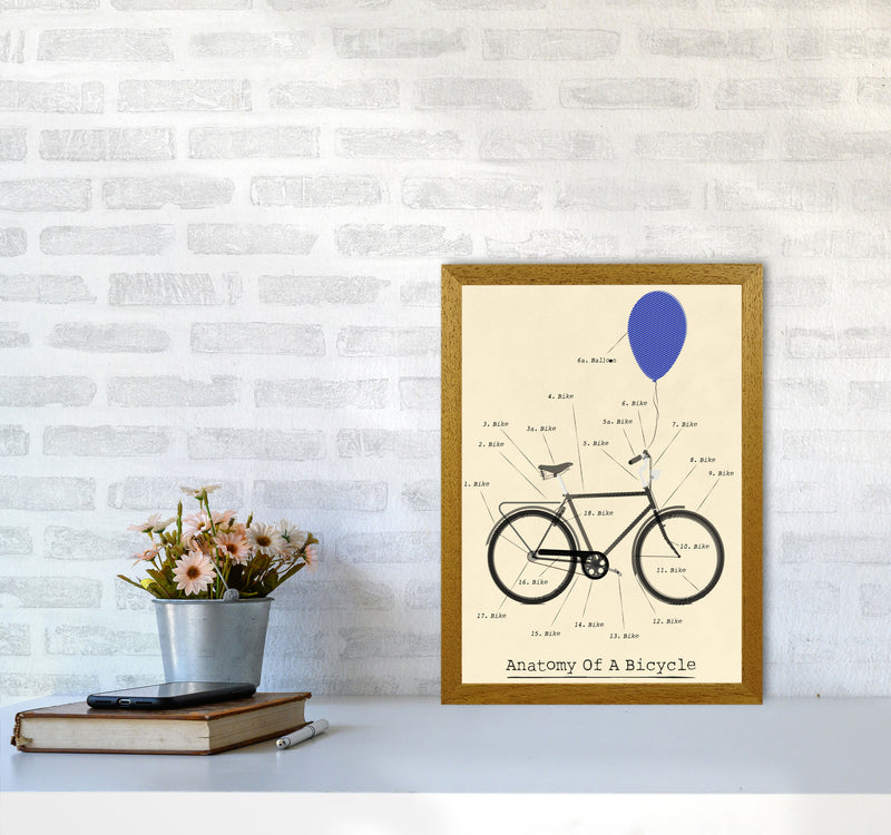 Anatomy of a Bicycle Art Print by Wyatt9 A3 Print Only