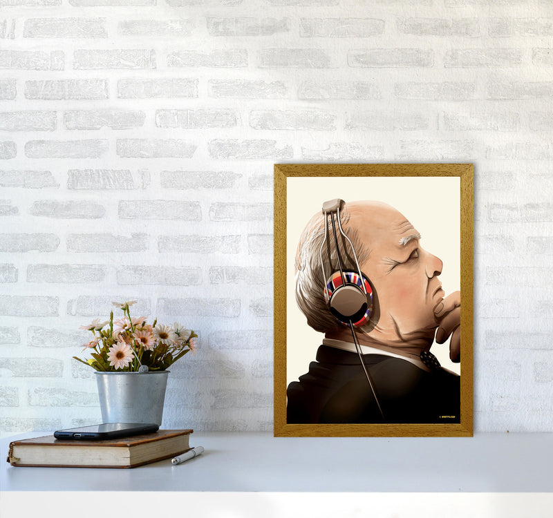 Churchill Headphones by Wyatt9 A3 Print Only