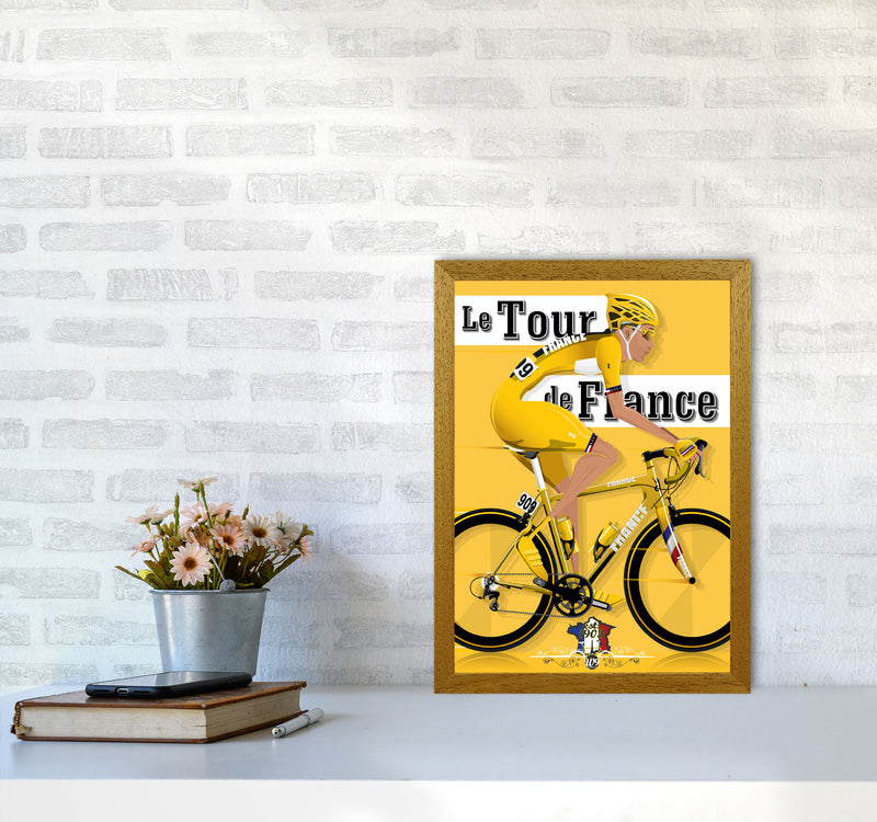 Modern Tour Cycling Print by Wyatt9 A3 Print Only