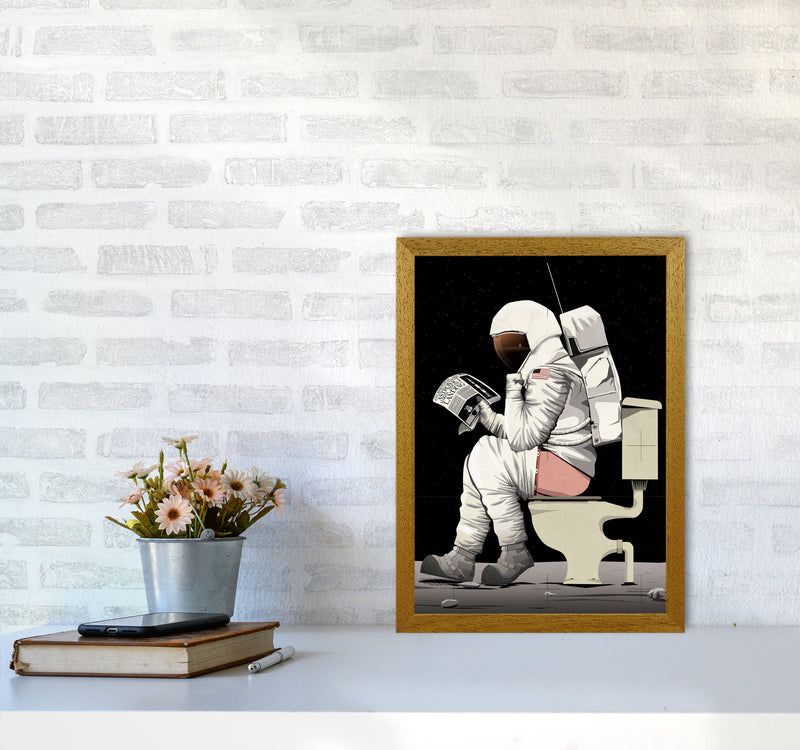 Moon on Loo by Wyatt9 A3 Print Only