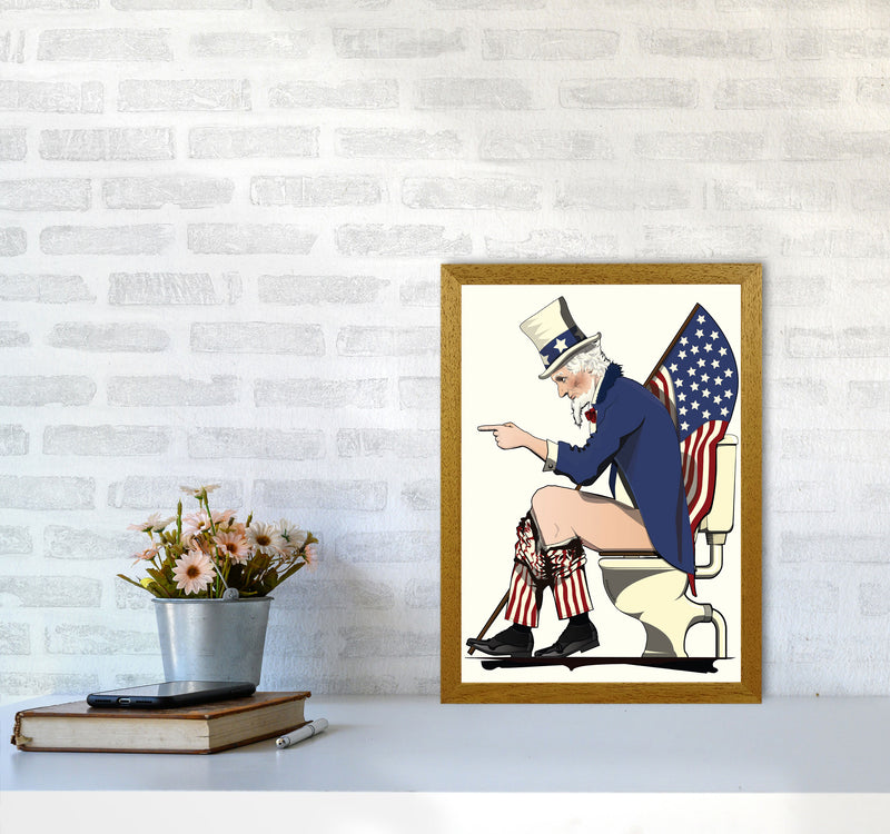 Uncle Sam loo by Wyatt9 A3 Print Only