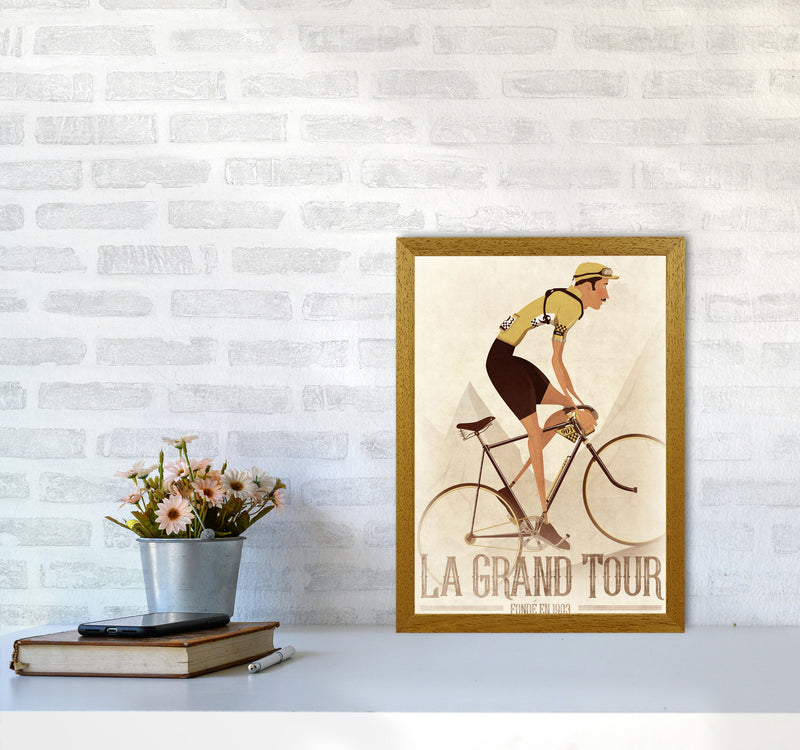 Vintage Cyclist by Wyatt9 A3 Print Only