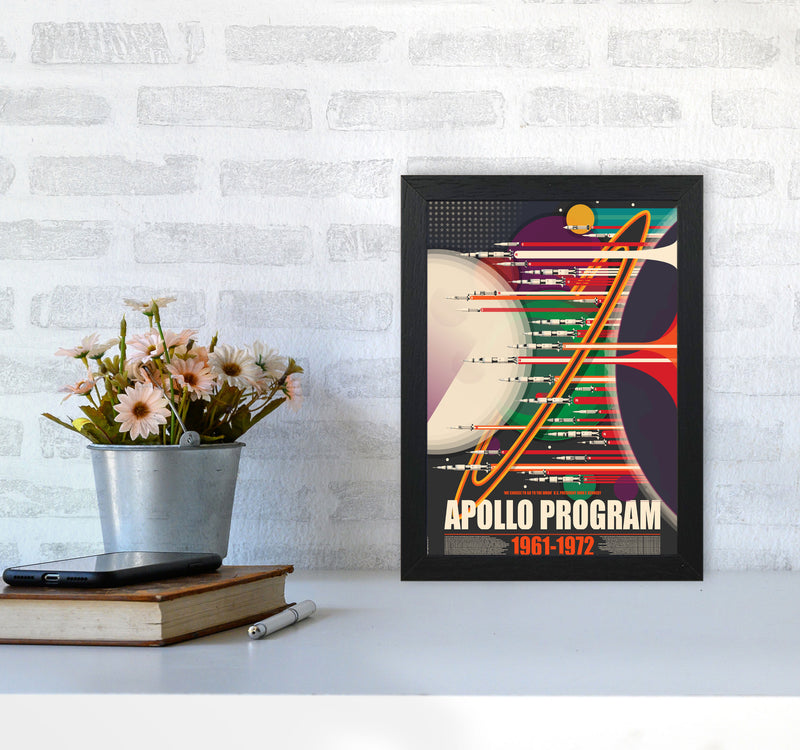 Apollo Program Art Print by Wyatt9 A4 White Frame