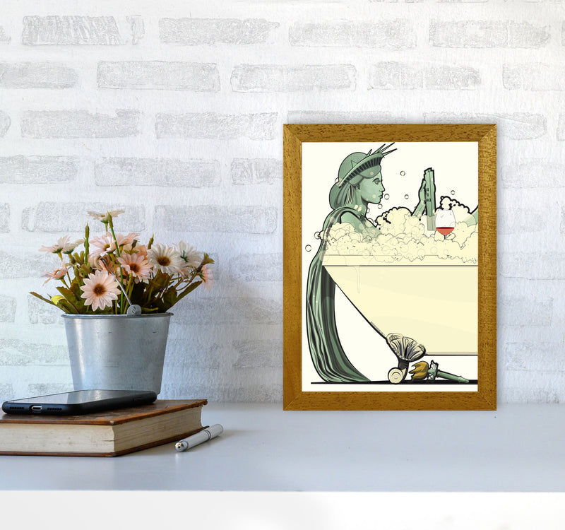 Statue of Liberty Bathroom Print by Wyatt9 A4 Print Only