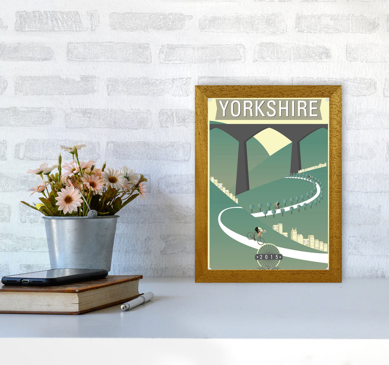 Tour De Yorkshire 2015 Hills by Wyatt9 A4 Print Only