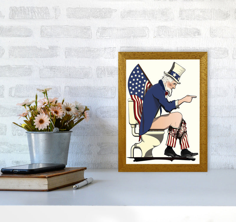 Uncle Sam loo Right by Wyatt9 A4 Print Only