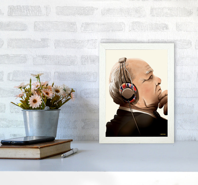 Churchill Headphones by Wyatt9 A4 Oak Frame