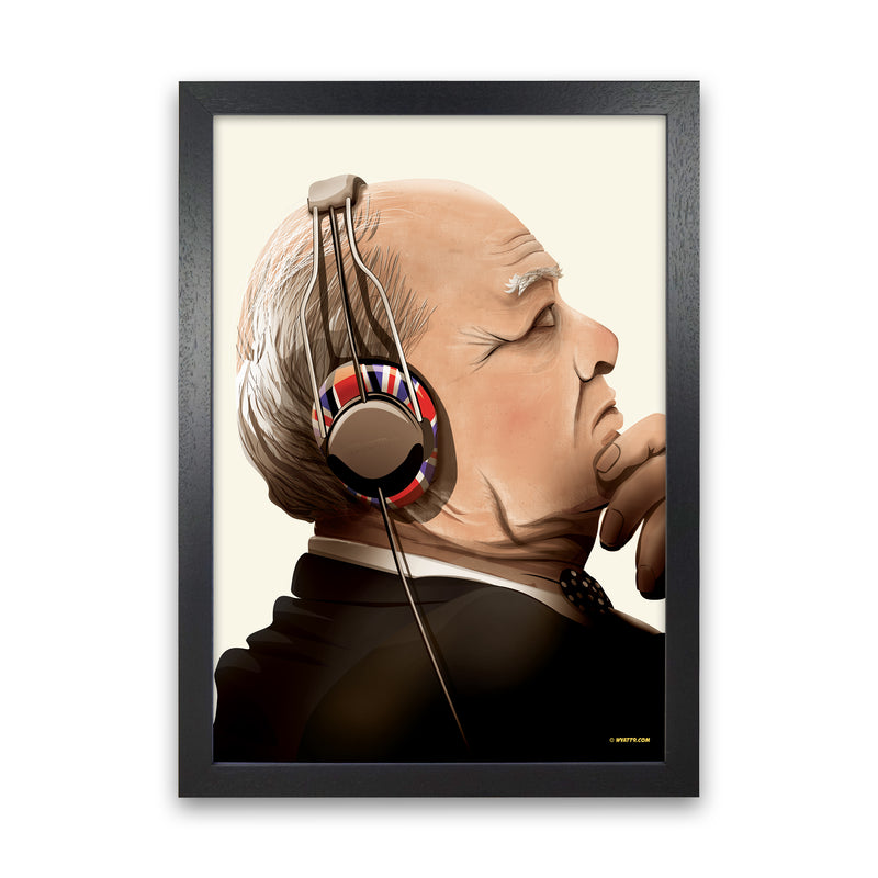 Churchill Headphones by Wyatt9 Black Grain