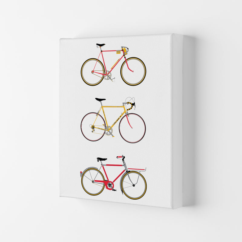 Three Bikes by Wyatt9 Canvas