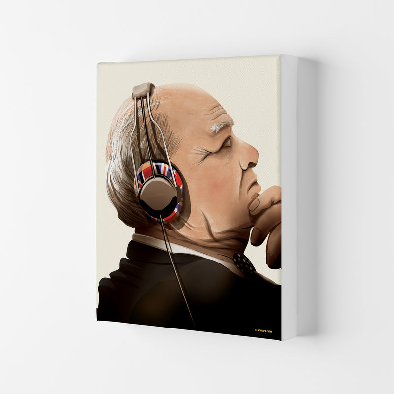 Churchill Headphones by Wyatt9 Canvas