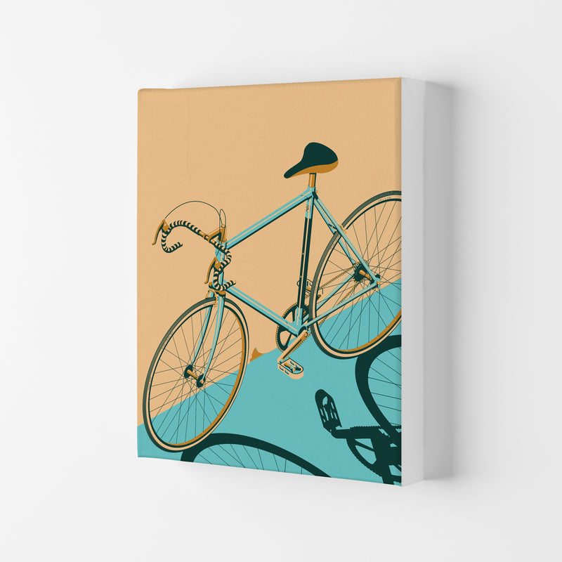 Isometric Cycling Print by Wyatt9 Canvas