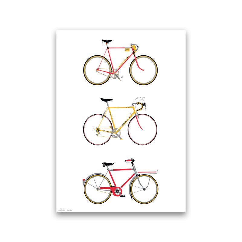 Three Bikes by Wyatt9 Print Only