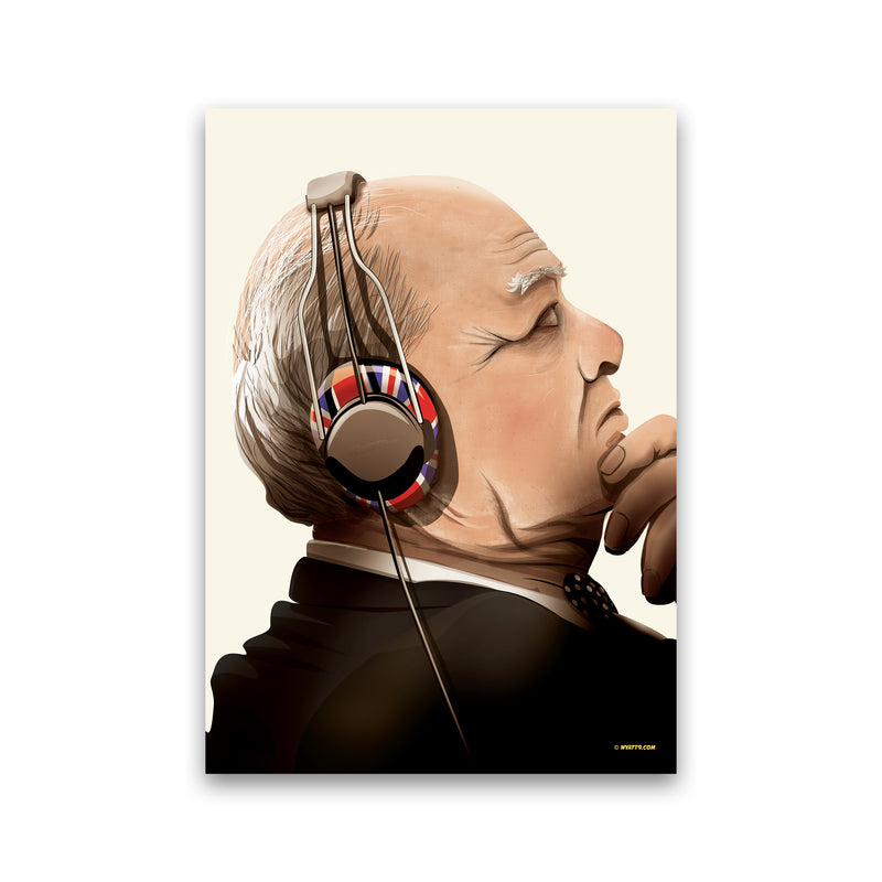 Churchill Headphones by Wyatt9 Print Only
