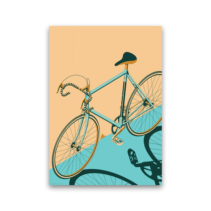 Isometric Cycling Print by Wyatt9 Print Only