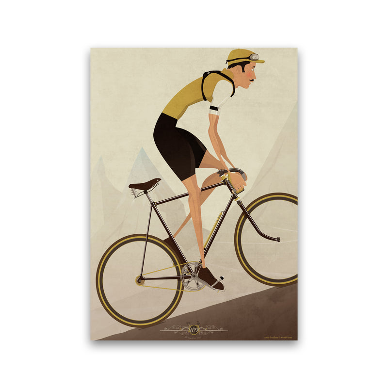 Vintage Cycling Print by Wyatt9 Print Only
