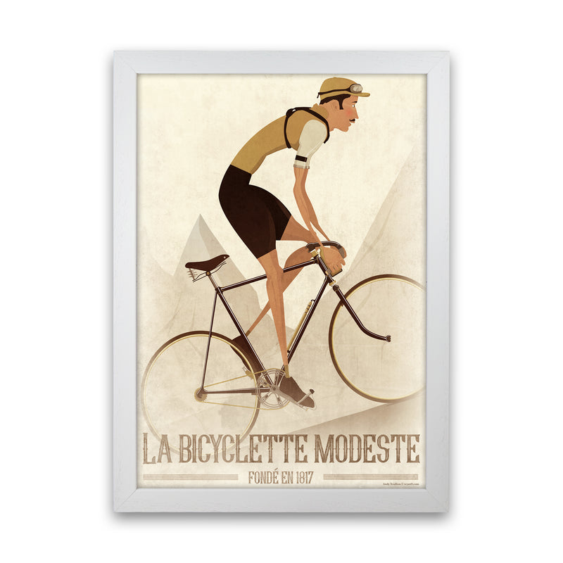 Vintage Cyclist 2016 by Wyatt9 White Grain