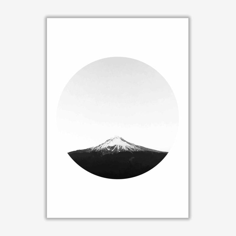Abstract mountain modern fine art print