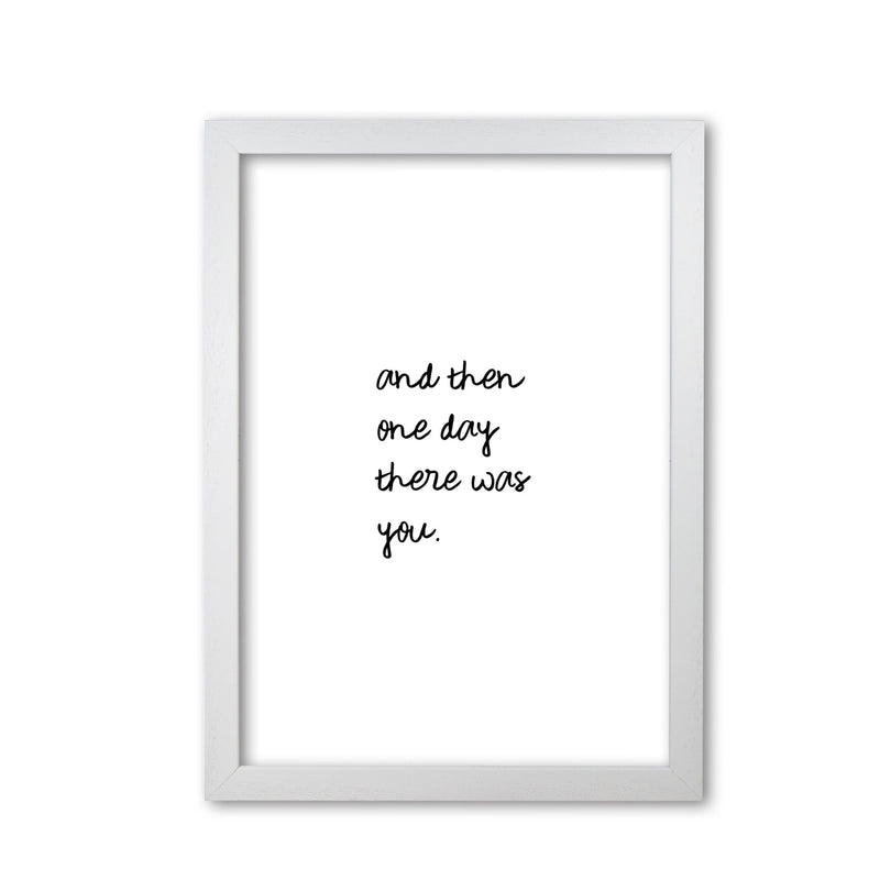 And then one day couples quote fine art print by orara studio