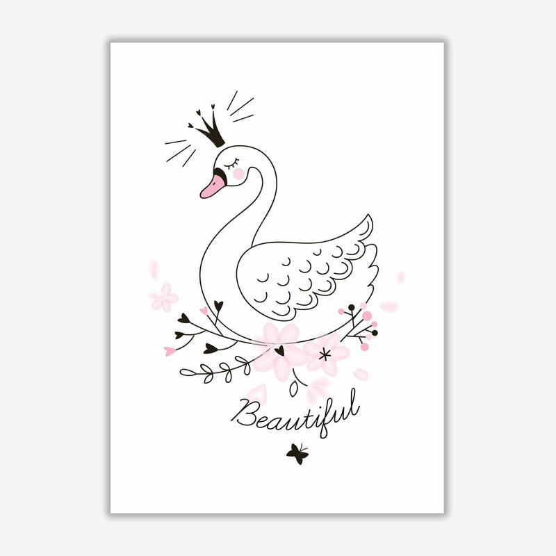 Beautiful swan modern fine art print