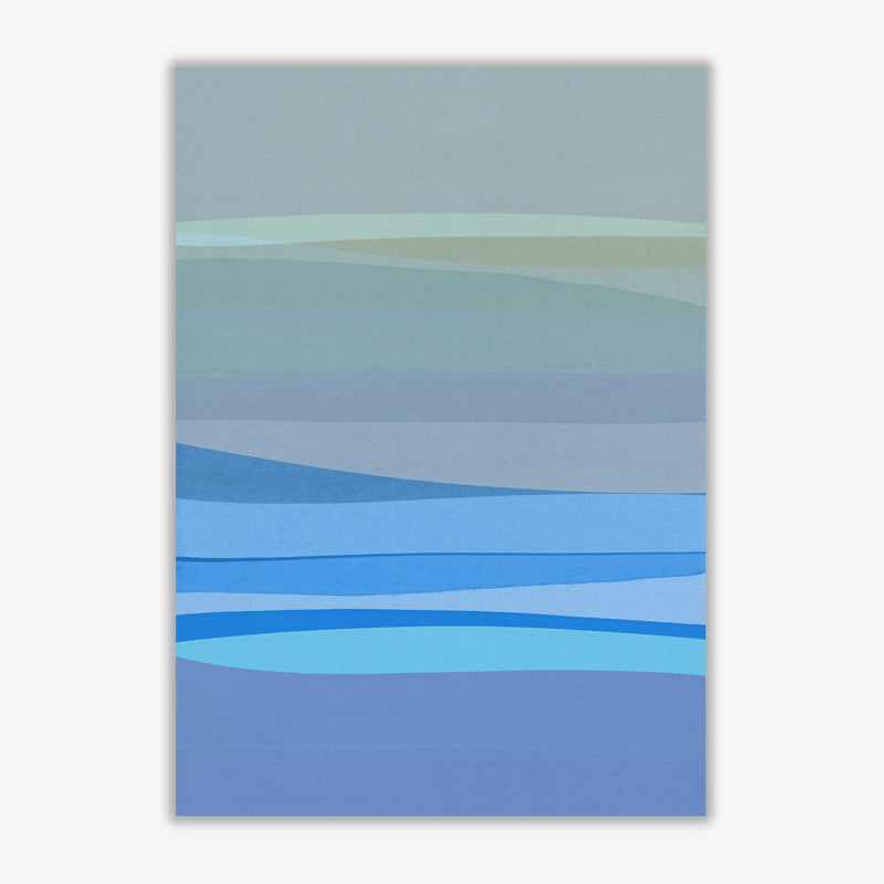 Blue abstract i fine art print by orara studio