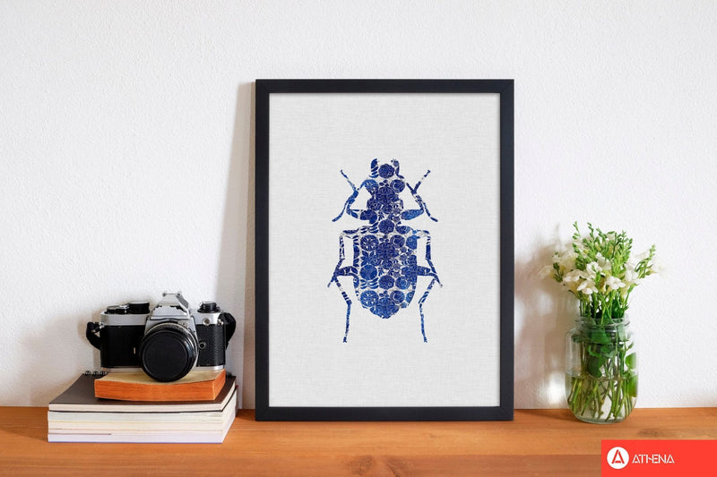 Blue beetle ii fine art print by orara studio