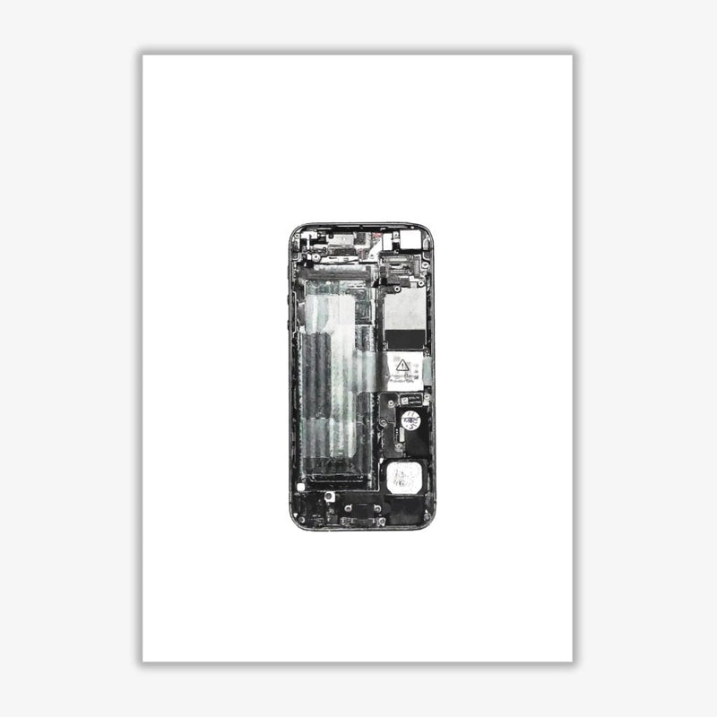 Broken iphone modern fine art print