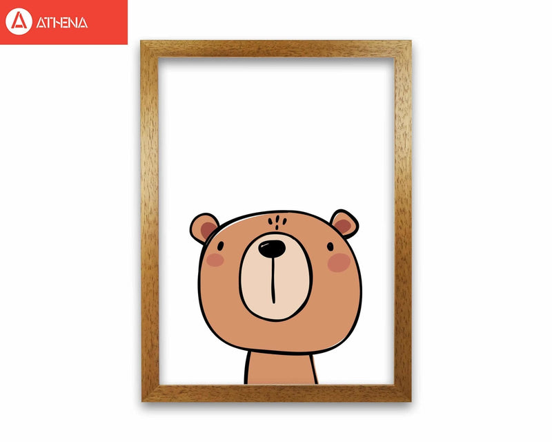 Brown bear modern fine art print