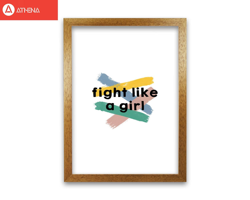 Fight like a girl fine art print by orara studio