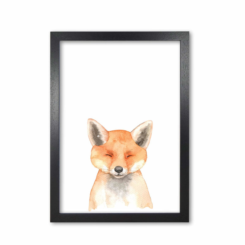Forest friends, cute fox modern fine art print