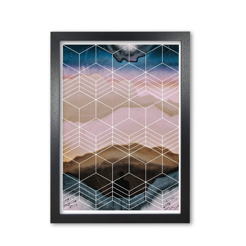 Geometric abstract modern fine art print