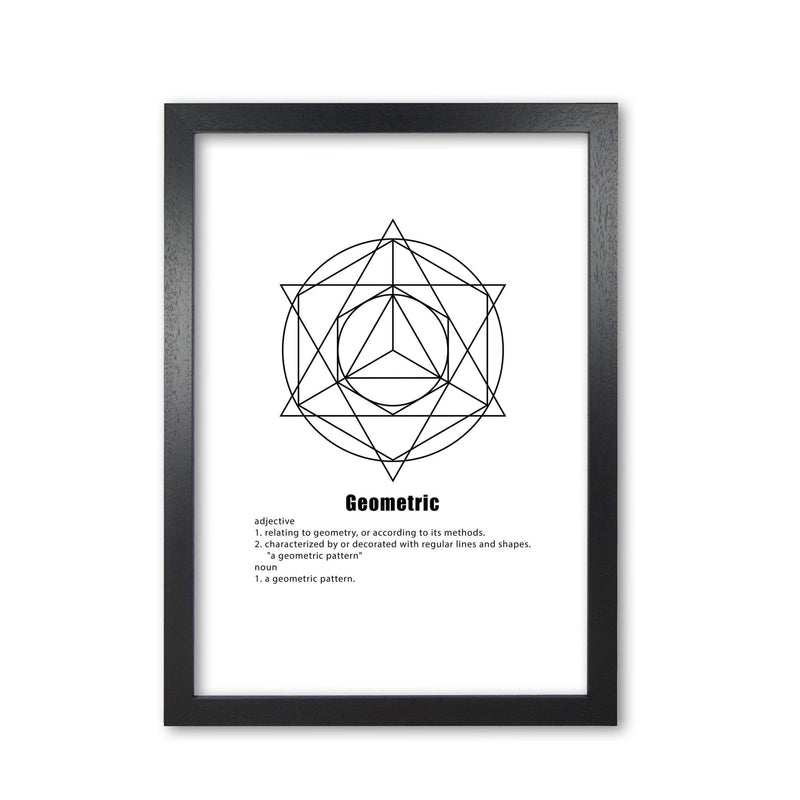 Geometric meaning 6 modern fine art print